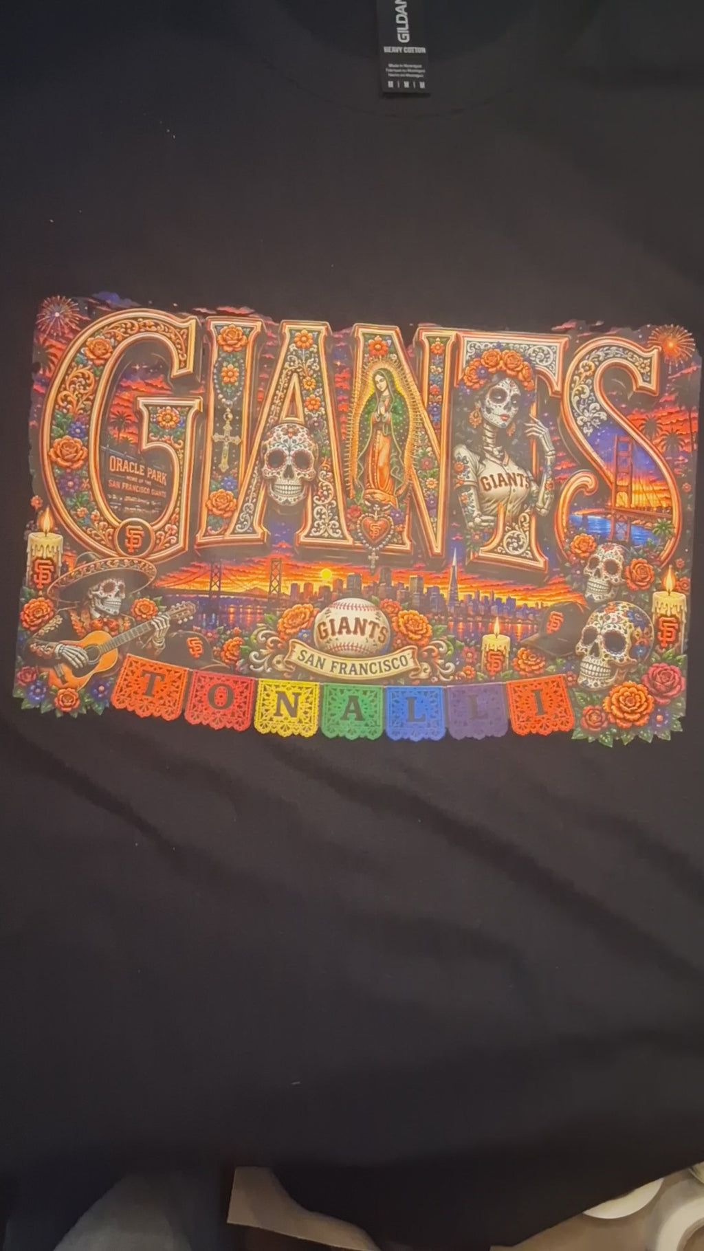 GIANTS Tonalli Día de los Muertos T-Shirt | San Francisco Chicano Graphic Tee