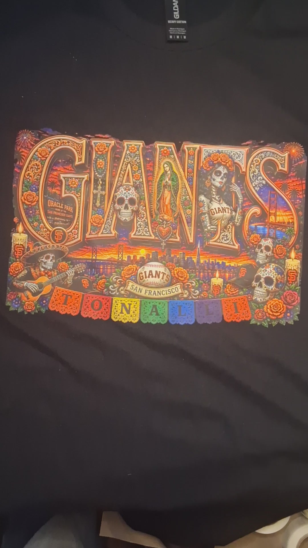 GIANTS Tonalli Día de los Muertos T-Shirt | San Francisco Chicano Graphic Tee