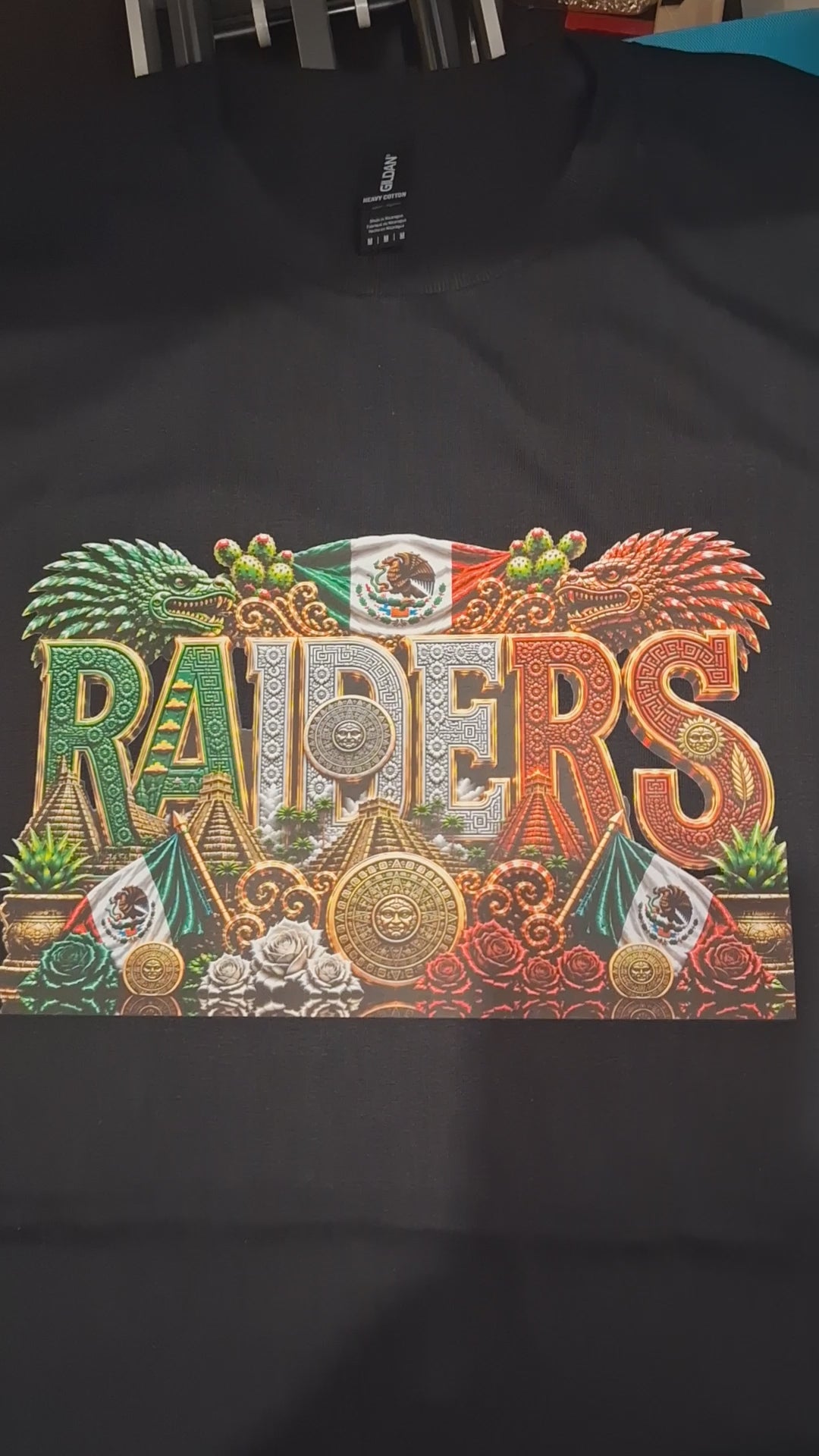 RAIDERS Aztec Mexico Heritage T-Shirt
