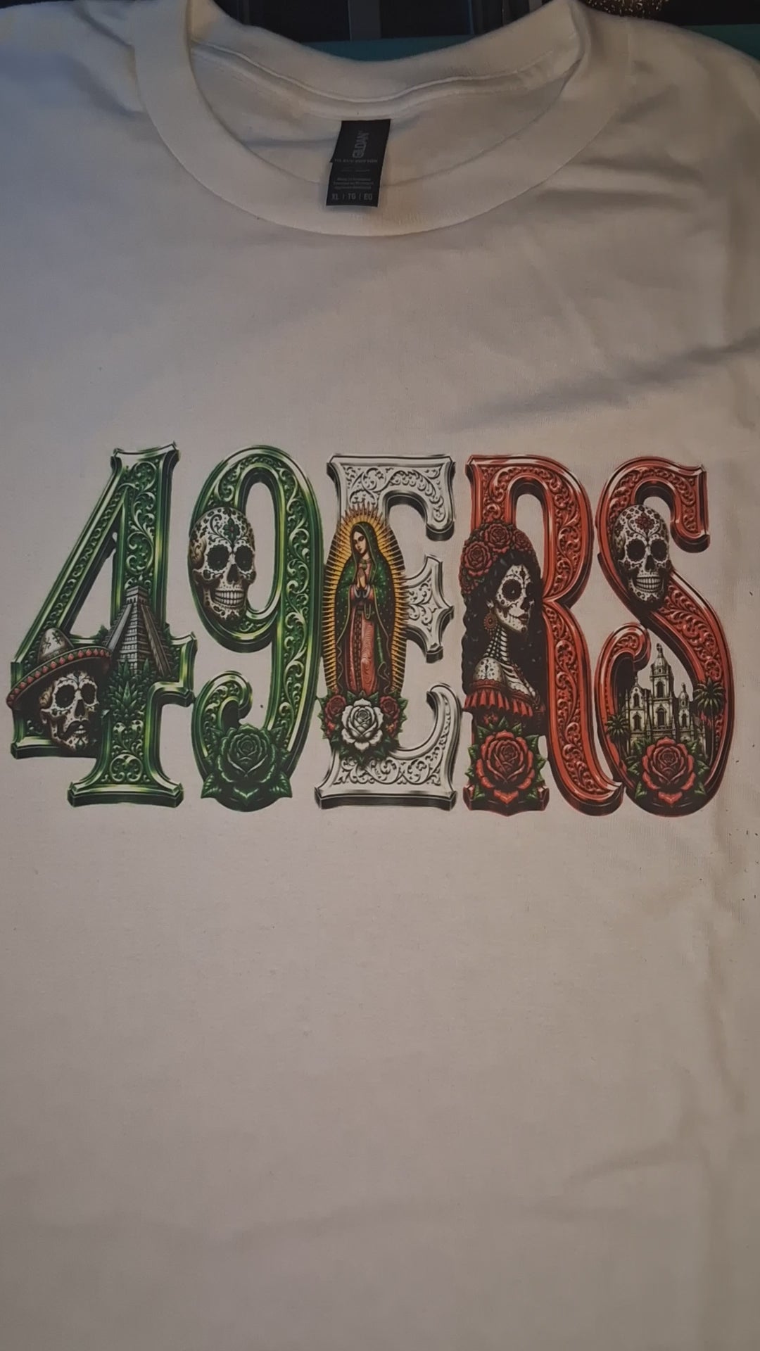 49ERS Día de los Muertos T-Shirt | Chicano Inspired Graphic Tee