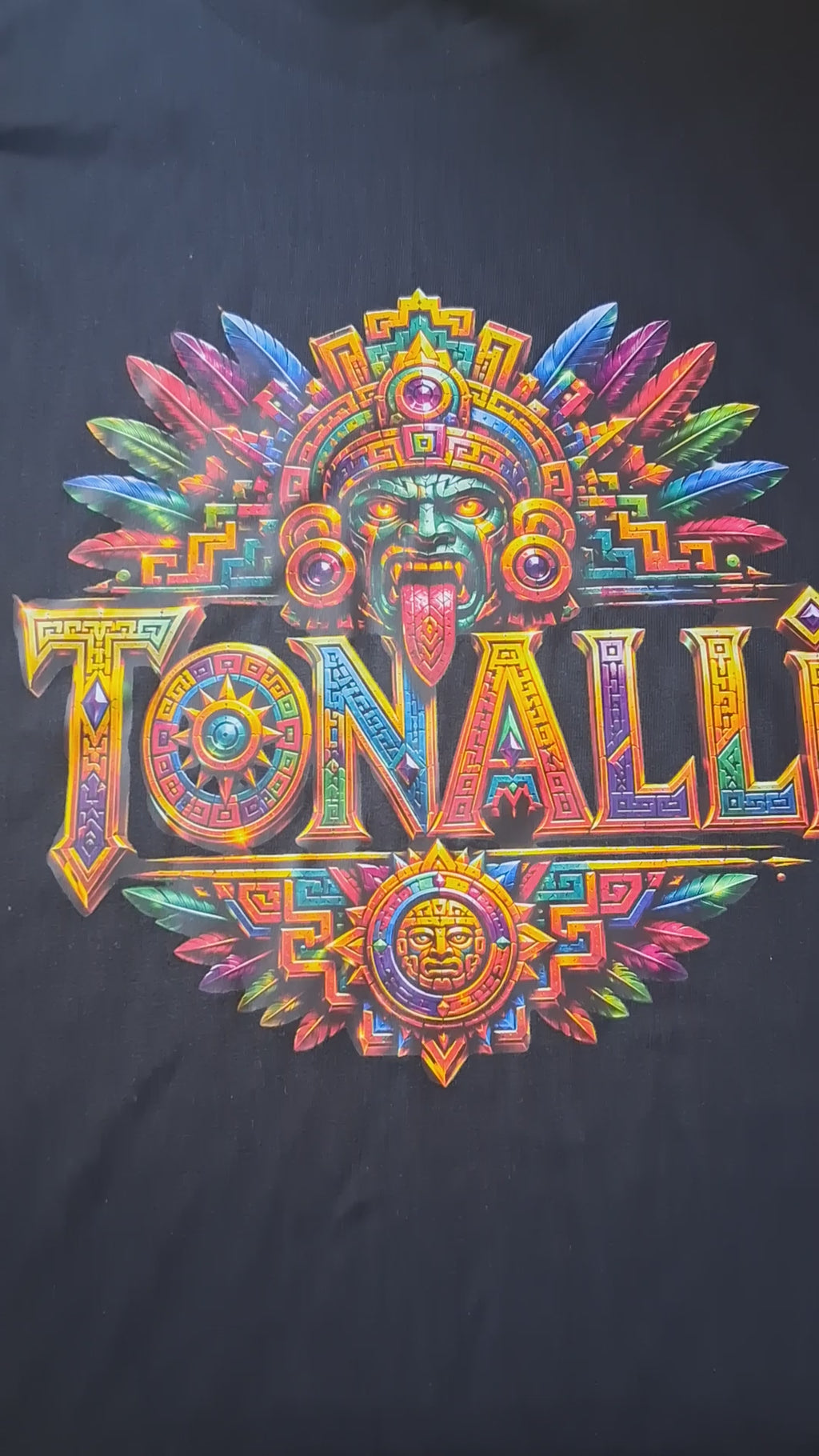 TONALLI Aztec Heritage T-Shirt | Mexican Culture Streetwear Tee
