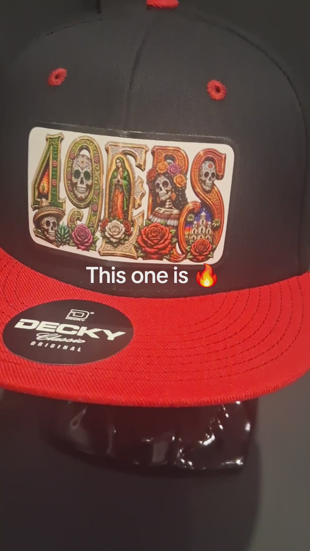 49ERS Día de los Muertos Snapback Hat – Chicano Inspired Fan Cap