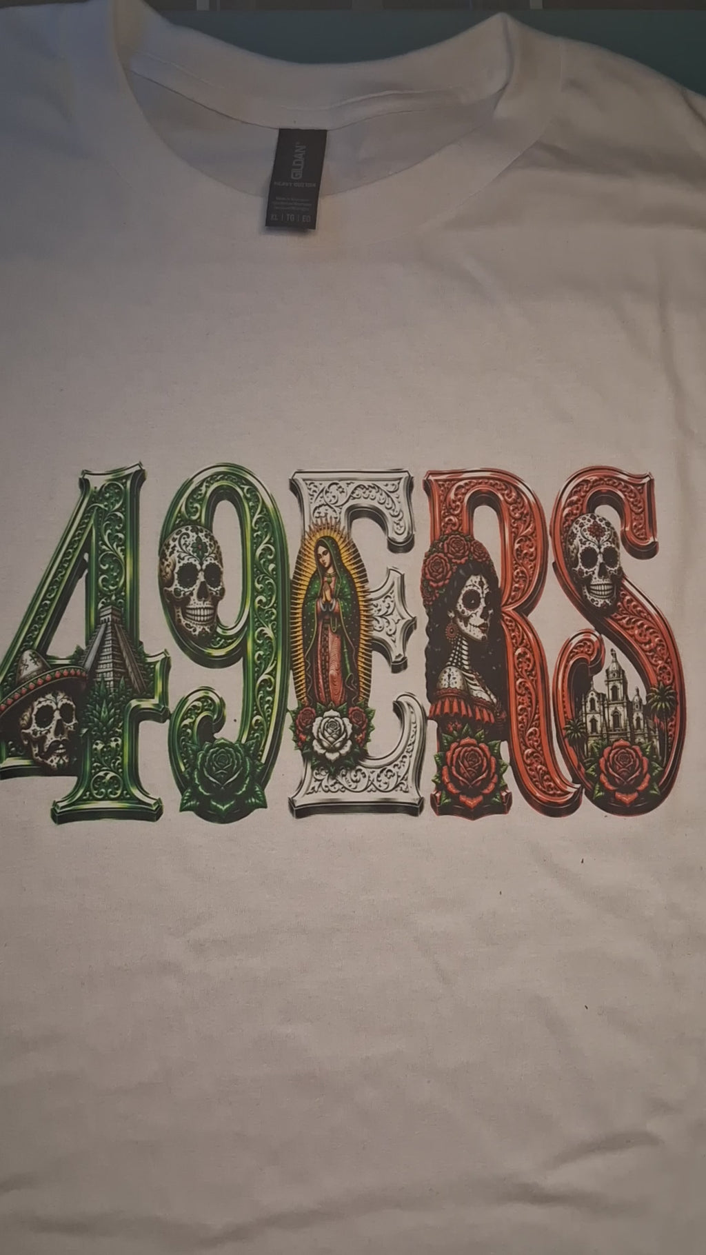 49ERS Día de los Muertos T-Shirt | Chicano Inspired Graphic Tee