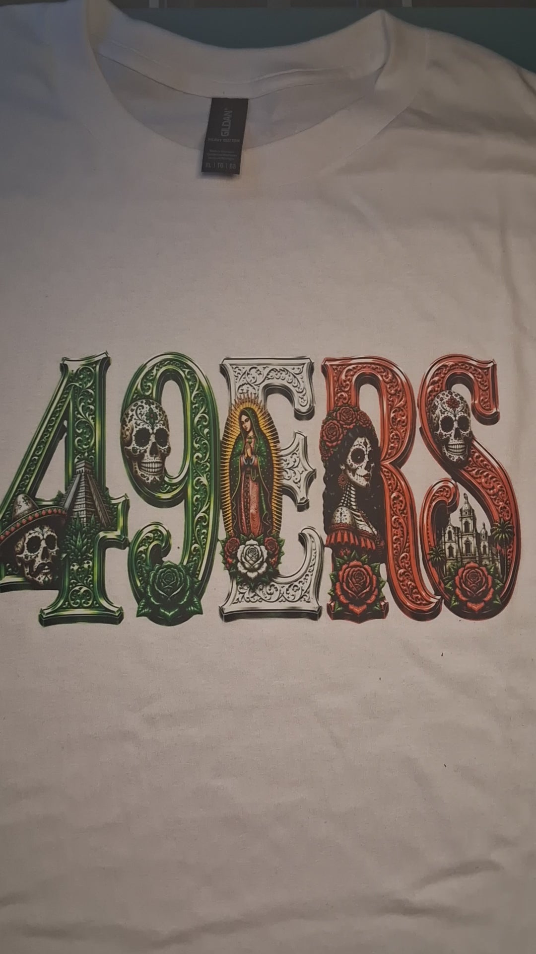49ERS Día de los Muertos T-Shirt | Chicano Inspired Graphic Tee