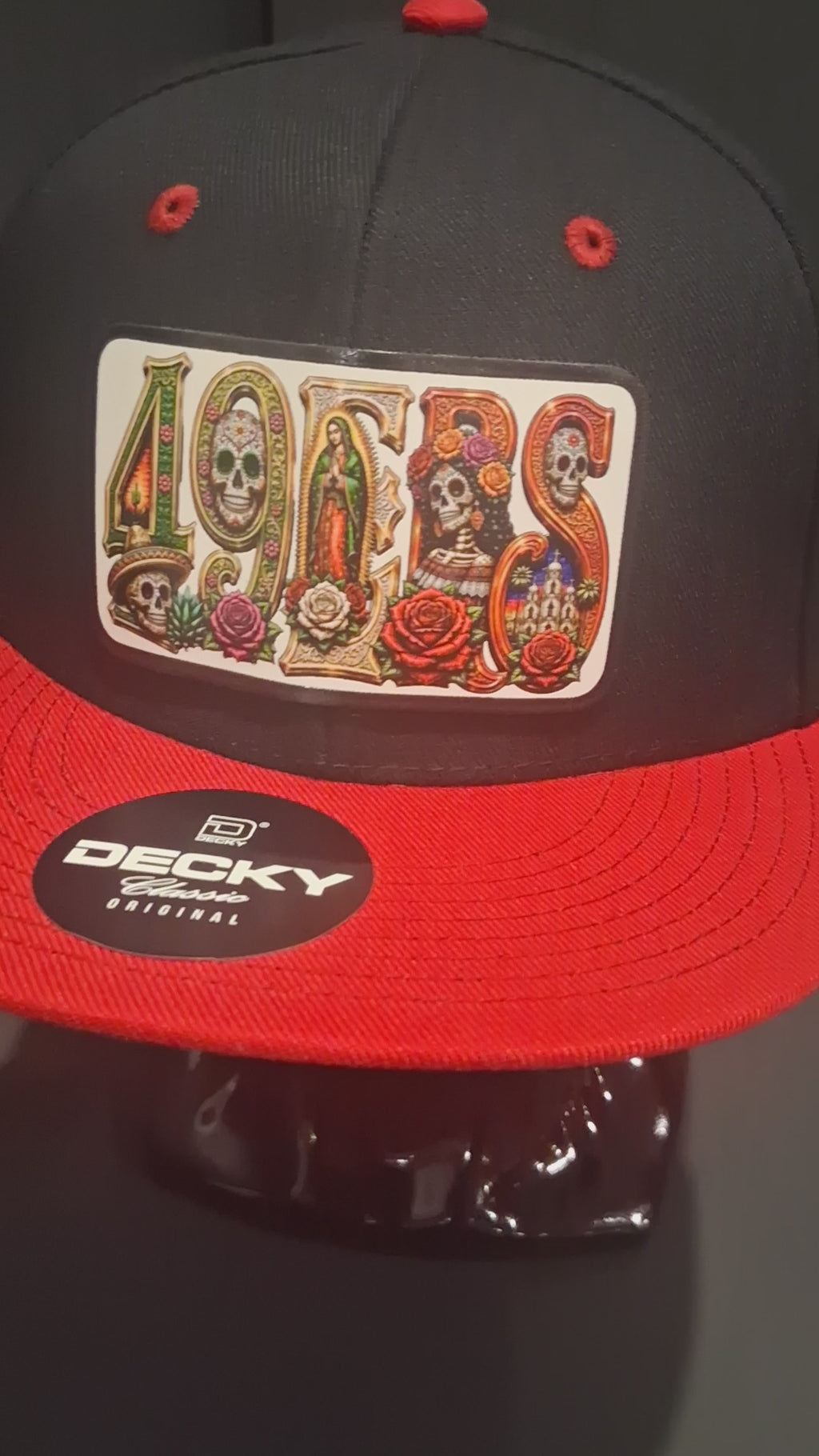 49ERS Día de los Muertos Snapback Hat – Chicano Inspired Fan Cap
