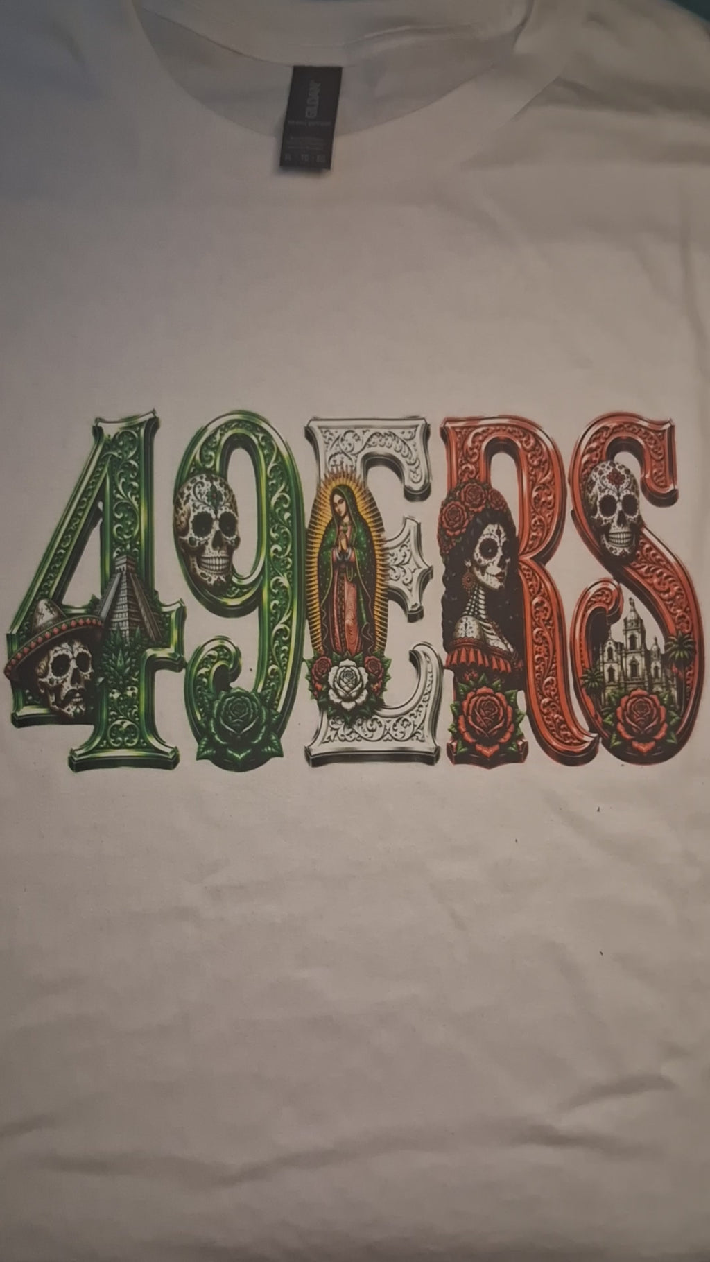 49ERS Día de los Muertos T-Shirt | Chicano Inspired Graphic Tee