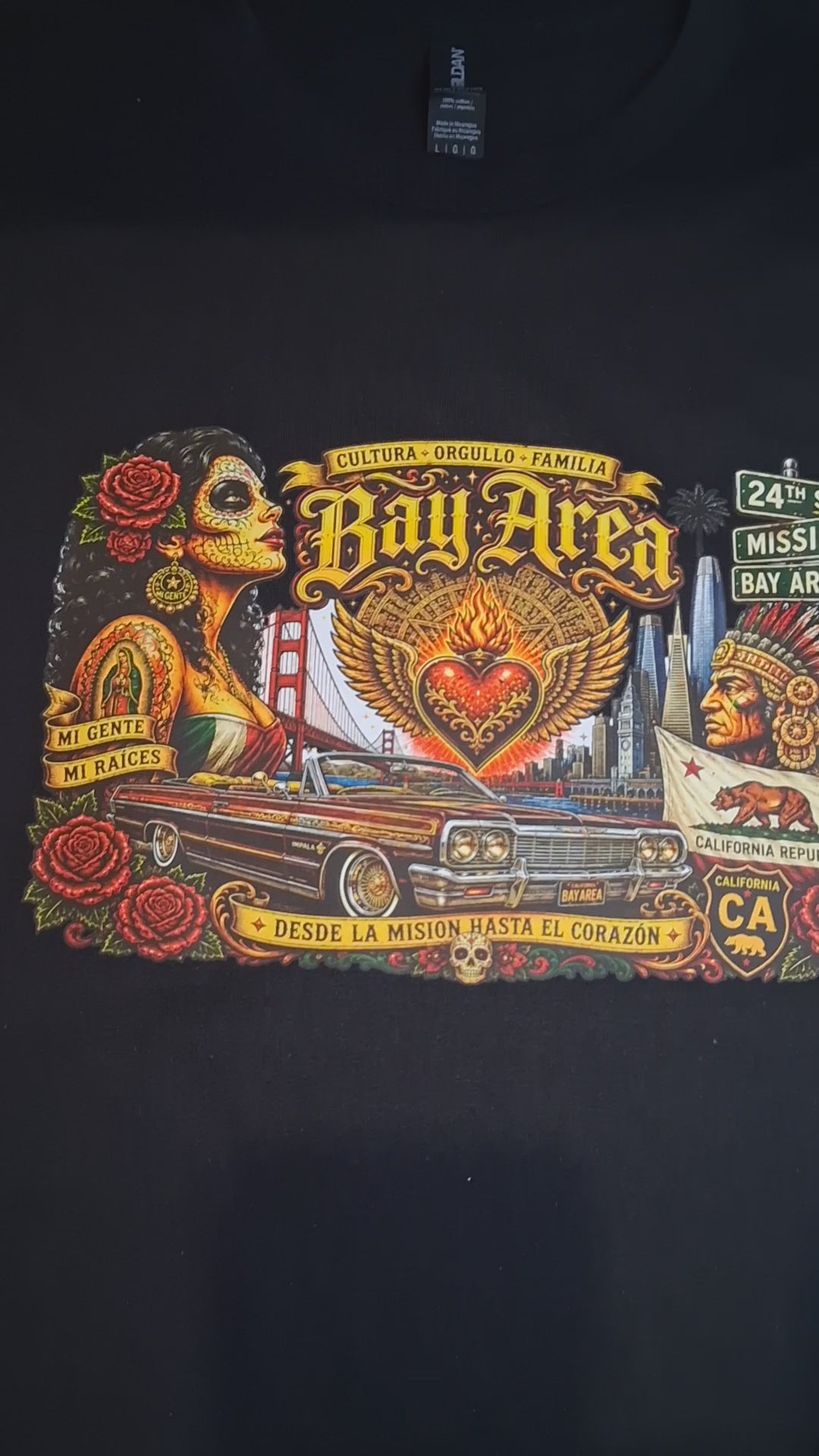 Bay Area Chicano Culture Tee | Mission District Lowrider Shirt | Casa Tonalli