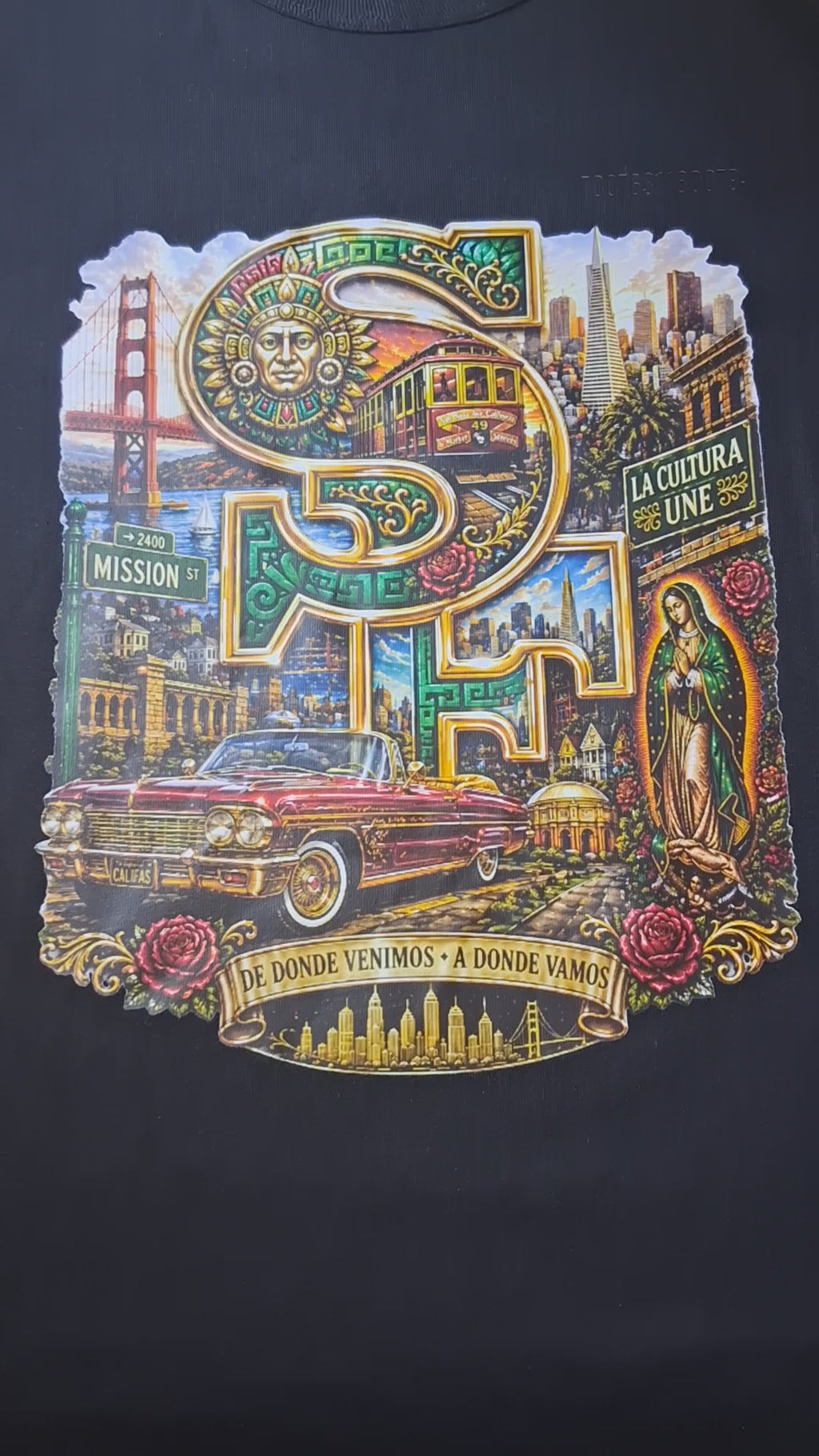 SF Heritage Tee – Chicano Bay Area Pride