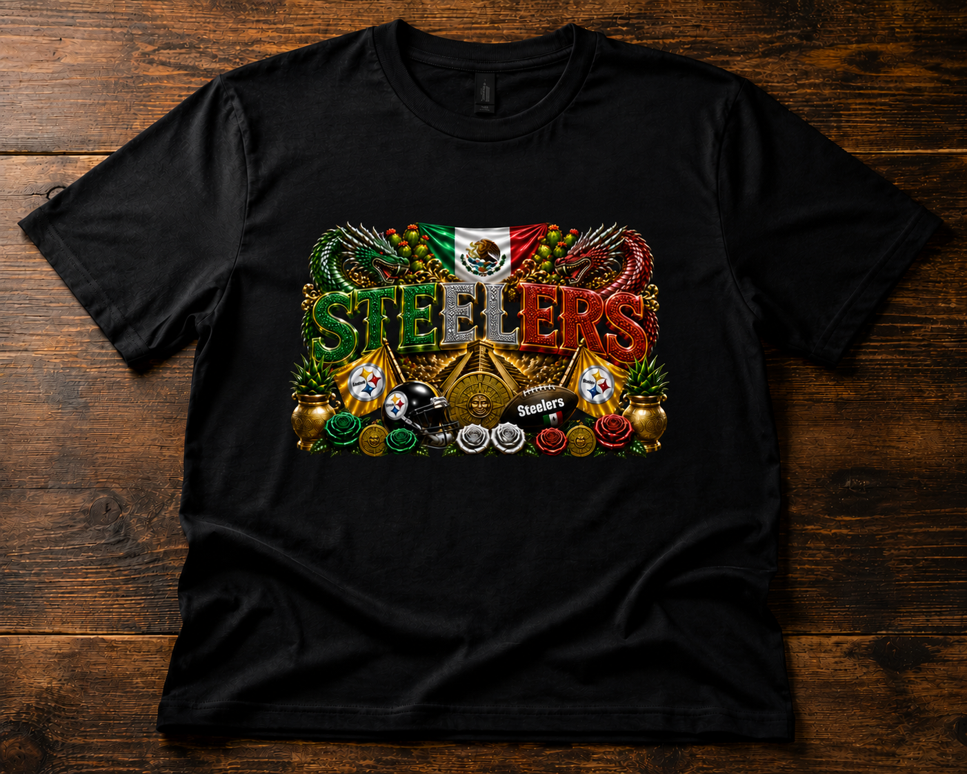 🏈 Steelers x México Heritage Tee 🇲🇽